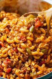 Cook about 1 minute or until garlic is fragrant. American Chop Suey American Goulash The Cozy Cook