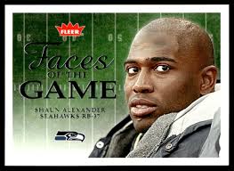 2006 Fleer Faces of the Game Shaun Alexander Seattle Seahawks #FG-SA