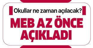 Meb'den uzaktan eğitim faaliyetleri yazısı milli eğitim bakanlığı temel eğitim genel meb'den 'eba canlı sınıf uygulamaları' konulu yazı milli eğitim bakanlığı yenilik ve eğitim teknolojileri. Son Dakika Okullar Ne Zaman Acilacak Meb Den Aciklama Geldi Takvim