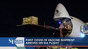 It will allow more social activities to resume and our economy to open up. First Covid 19 Vaccine Shipment Arrives In Singapore St News Night Youtube