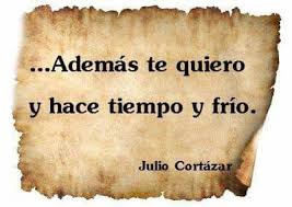 Ademas Te Quiero Y Hace Tiempo Y Frio Julio Cortazar Cortazar Frases De Buen Humor Imagenes Para Estados