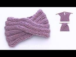 It's a beautiful and warm accessory, that will keep your ears warm. How To Knit A Head Band With A Cable Mid Front Youtube Knit Headband Pattern Knitted Headband Free Pattern Hat Knitting Patterns