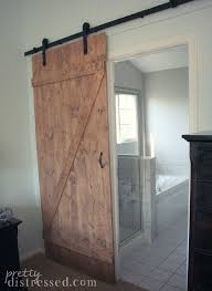 Diy Distressed Sliding Barn Door Barn Door Projects Old Barn Doors Interior Barn Doors Diy