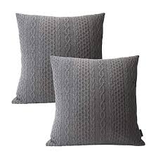 Amazon Com Booque Valley Decorative Gray Pillow Covers Pack Of 2 Super Soft Elegant Modern Embossed Patterned In 2020 Grey Pillow Covers Pillows Grey Cushion Covers