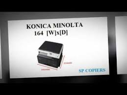 Also see for bizhub 164. Konica Minolta Bizhub 164 Sp Copiers 9952059125 Youtube