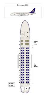 54 Uncommon Seating Chart For Embraer 170