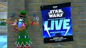 Fortnite Live Event Will Premiere Star Wars The Rise Of Skywalker Scene