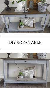 Gray Sofa Table Farm Fresh Homestead Diy Sofa Table Farmhouse Sofa Table Sofa Table Decor
