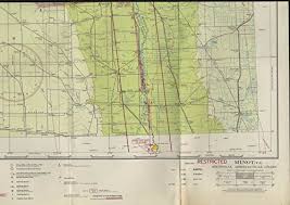 Sectional Aeronautical Chart Restricted Minot South Dakota Y