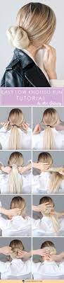 Discover Useful Tutorials On How To Put Your Hair In A Bun Hair Tutorial Knotted Bun Tutorial Bun Hairstyles