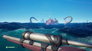 This island has 2 coves, and is surrounded by rocks. Kraken Body Okay Not Really But We Had An Interesting Glitch As We Watched A Sloop Take On The Beastie Seaofthieves