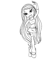 Sasha coloring pages hellokidscom template. Bratz Coloring Pages 100 Pictures Free Printable