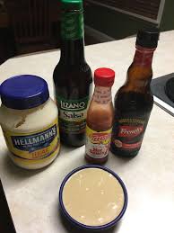 Rushing Cajun Sauce 1 2 Cup Mayo 1 2 Cup Lizano Salsa 2 Tablespoonfuls Worcestershire Sauce 2 Teaspoonful Tabasco Sauce Cajun Sauce Salsa Recipe Tabasco Sauce