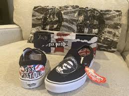 Vans Classic Slip-on X Sex Pistols God Save The Queen MEN US 12 | eBay