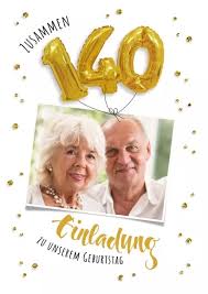 Einladung Zum Gemeinsamen Geburtstag 140 Ballons With Images