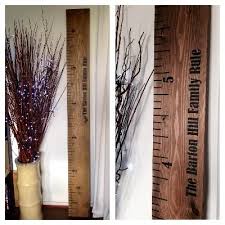 Solid Wooden Kids Height Chart Rulers Children Ideas And
