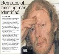 Remains of missing man identified