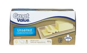 398g 2 cups 4 sticks 32 tablespoons 16 oz. Buy Great Value Unsalted Churned Butter Sticks Online Walmart Canada