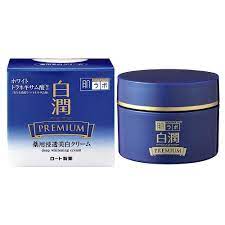I wrote some reviews and earned enough points to redeem it teehee! Rohto New Hadalabo Hakujun Premium Whitening Cream 50g Green Tea Set Amazon De Beauty