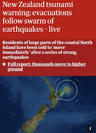 A tsunami warning was issued for parts of new zealand after a major magnitude 8.1 earthquake rocked kermadec islands. 57pd2 N3nmzm M