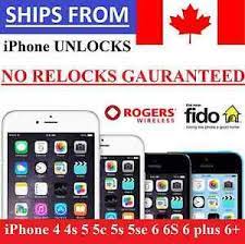 Unlock your iphone 6 from rogers to use on any network with our online unlocking service. Unlock Rogers Fido Apple Iphone 4 4s 5 5c 5s 6 6s 6 Plus 6 7 7 No Relocks Ebay