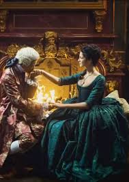 Claire Fraser Pays A Particular Visit On King Louis To Get Jamie Released From The Bastille Outlander Outlander Costumes Outlander Book