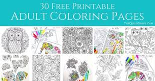 Here is another super sweet baby owl for you to check out! 30 Totally Awesome Free Adult Coloring Pages The Quiet Grove