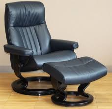 Ekornes stressless recliner chair models by ekornes. Stressless Crown Large Cori Blue Leather Recliner Chair