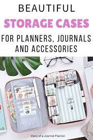 Planner Storage Cases 15 Bullet Journal Pouches You Need In 2021 Planner Storage Planner Bullet Journal Filofax Planners