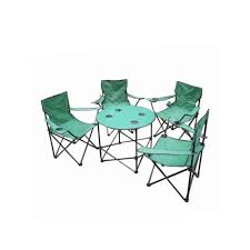 This set is well suited for camping and caravanning as the chairs and tables are easy to transport and store, without the items taking up too much space. Folding Camping Table Chairs Set With Carry Bag Walmart Canada