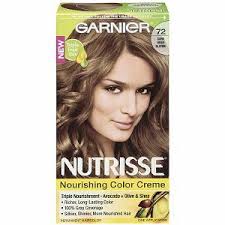 Garnier Nutrisse 72 Dark Beige Blonde Sweet Latte Hair Color Garnier Hair Color Nourishing Hair