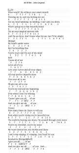 All Of Me john Legend - Not Angka Lagu