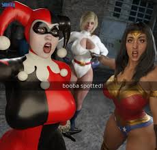 Rule34 - If it exists, there is porn of it  harley quinn, harley quinn  (classic), kara zor-el, karen starr, power girl, wonder woman  7376516