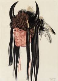 Pin By Fred Woj On Winold Reiss Native American Paintings Western Artist Native American Art