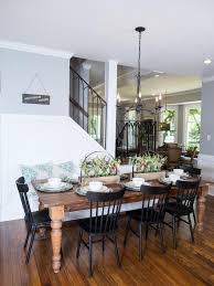 Fixer Upper Texas Sized House Small Town Charm Hgtv S Fixer Upper With Chip And Joanna Gaines Hgtv Farmhouse Kitchen Tables Dining Room Table Dining Room Inspiration
