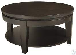 Constructed of solid wood, composite and tempered glass Asia Round Coffee Table With Shelf In 2021 Round Coffee Table Coffee Table Design Coffee Table Wood