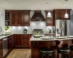kitchen design ideas cherry cabinets