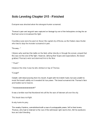 Read solo leveling chapter 161 online previous chapter: Solo Leveling Novel Chapter 161