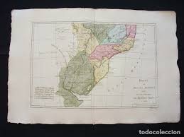 Mapa de argentina y uruguay. Mapa De Uruguay Y Parte De Paraguay De Argenti Kaufen Alte Kartografie Bis Zum 19 Jahrhundert In Todocoleccion 151586217