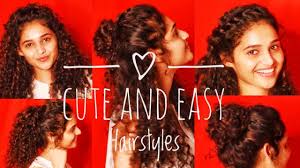 In this week's tutorial, we have india batson back showing you 3 easy holiday hairstyles for curly hair. 5 Easy Hairstyles For Girls Curly Hairstyle Shruti Amin Youtube