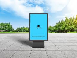 City Park Outdoor Advertisement Billboard Poster Mockup Design Poster Mockup Poster Mockup Sign Mockup Mockup Design