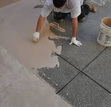Courtyard Resurfaced Centsational Style Courtyard Resurface Concrete Patio