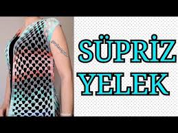 Supriz Yelek En Kolay Yazlik Yelek Yapilisi Youtube Yelek Tig Isleri Orgu