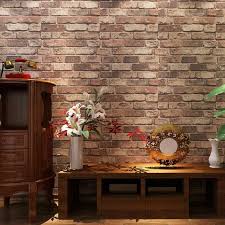 Ft.) by magnolia home by joanna gaines. Chinese Style 3d Wall Brick Red Pvc Waterproof Wallpaper Halalcitymart