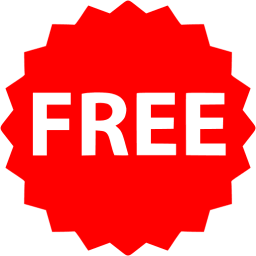 Red free badge icon - Free red badge icons