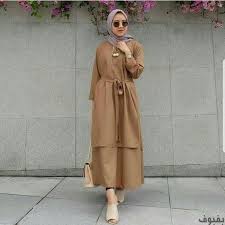 فساتين خروج للمحجبات أجمل فساتين خروج للمحجبات موضة 2020 بفبوف Pakaian Islami Pakaian Wanita Model Pakaian Hijab