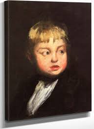 Head Of A Boy 1 By George Wesley Bellows