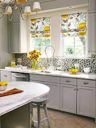 More diy home decor ideas and resources. Kitchen Window Treatments Spring Kitchen Decor Yellow Kitchen Decor Kitchen Window Treatments