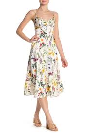 fly trap floral print dress