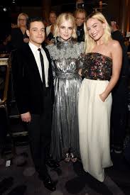 Goldenglobes2020 Margot Robbie Lucy Boynton Strapless Dress Formal